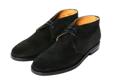 Berwick Chukka Boots HO234 Suede "Black" 369GODABK