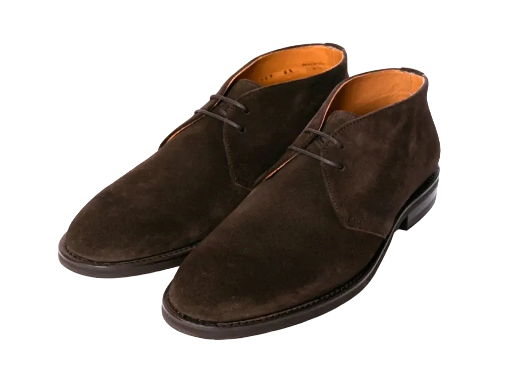 Berwick Chukka Boots HO234 Suede "Dark Brown" 369GODADB