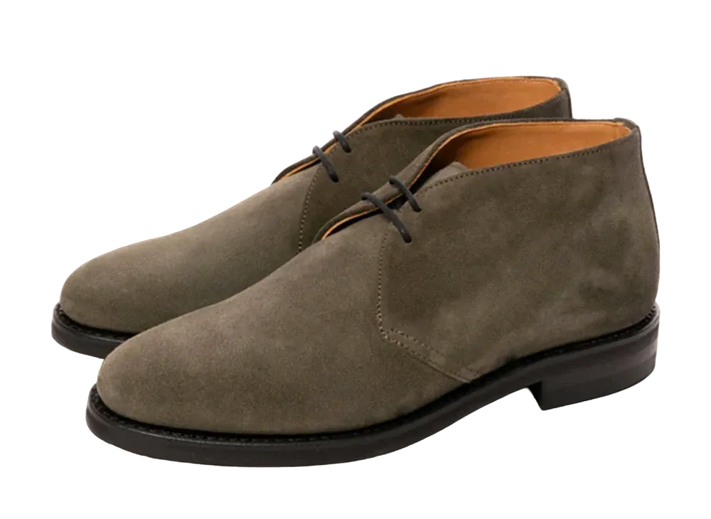 Berwick Chukka Boots HO234 Suede "Khaki" 369GODAKH