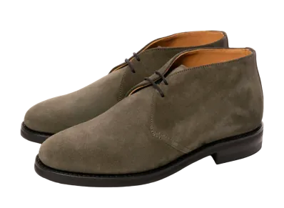 Berwick Chukka Boots HO234 Suede "Khaki" 369GODAKH