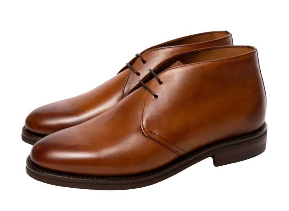Berwick Chukka Boots HO234 Smooth "Brown" 369SIDABR