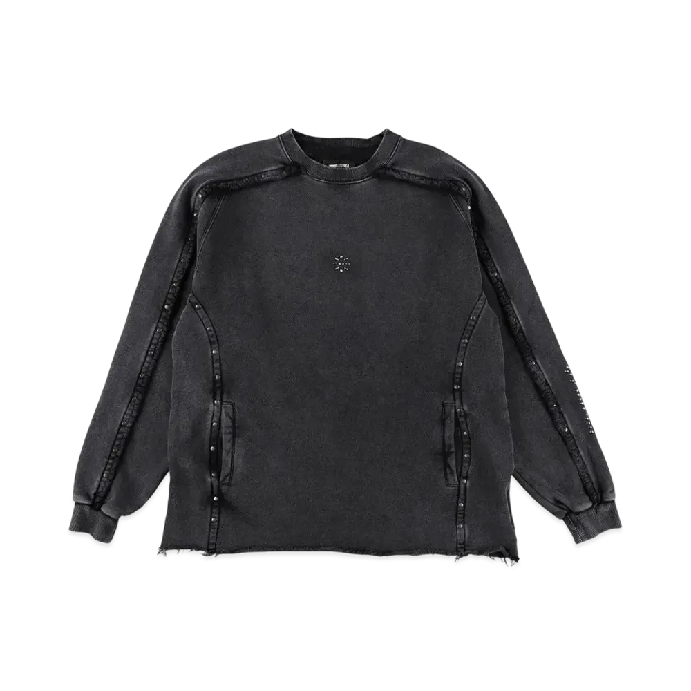 WIND AND SEA Sulfer Acid C-Off Crew Neck "Black"