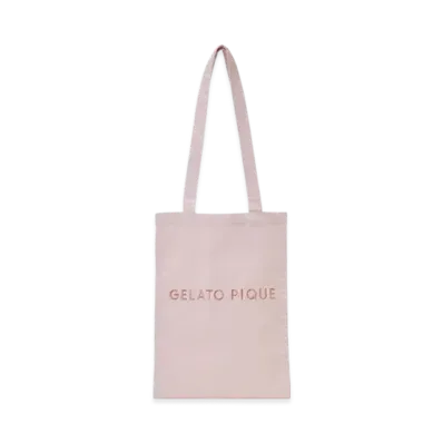 GELATO PIQUE Logo Daily Tote Bag "Pink"