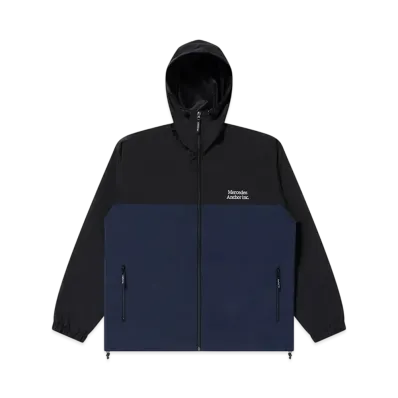 Mercedes Anchor inc. 2 Tone Hooded Track Jakcet "Navy"