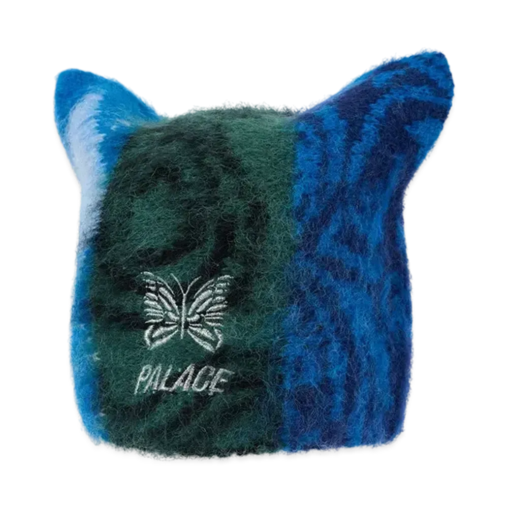 PALACE x NEEDLES Hairy Square Beanie "Multi Fabric"