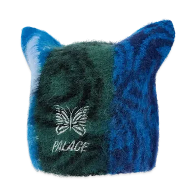 PALACE x NEEDLES Hairy Square Beanie "Multi Fabric"