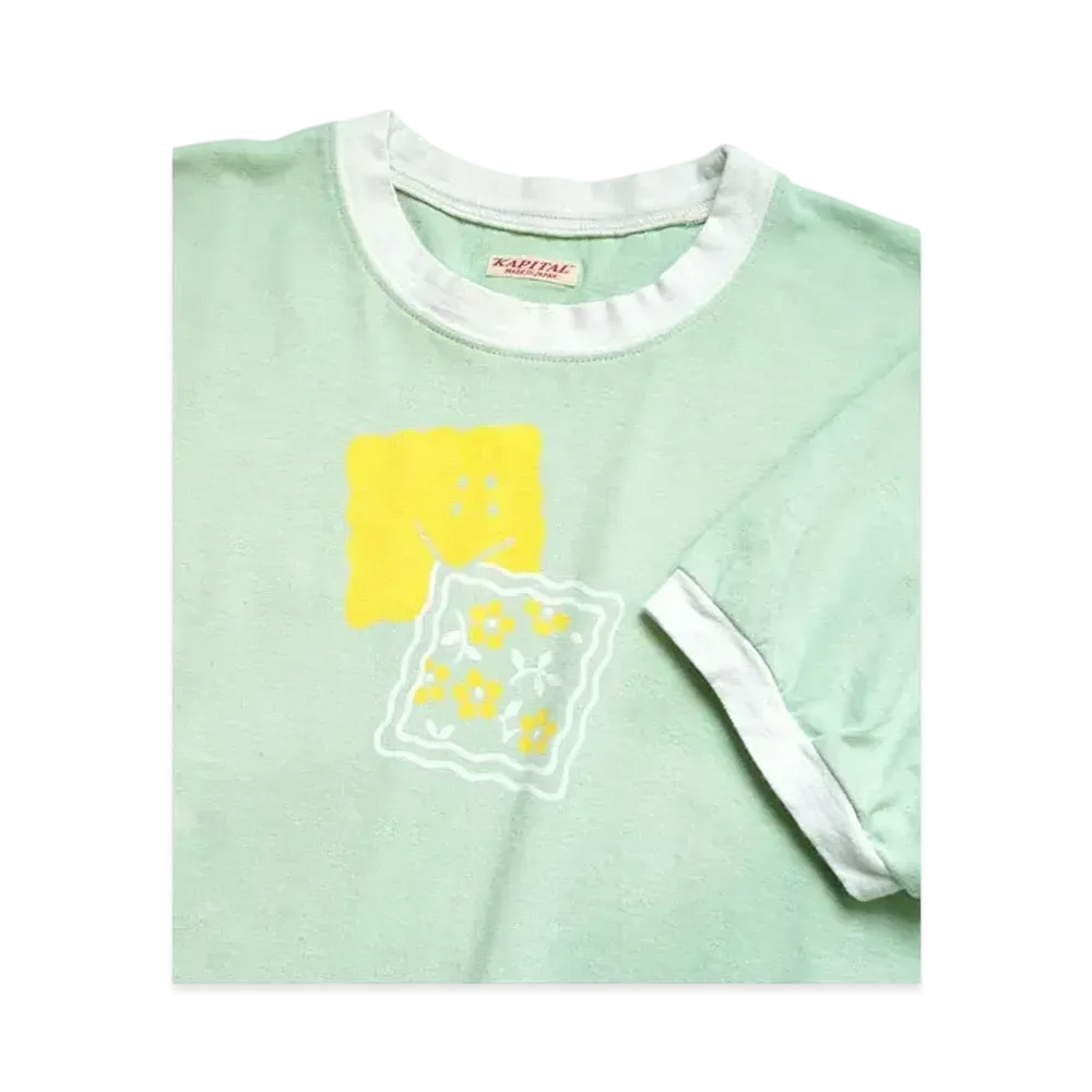 KAPITAL 20/- Ringer Tee "Mint"