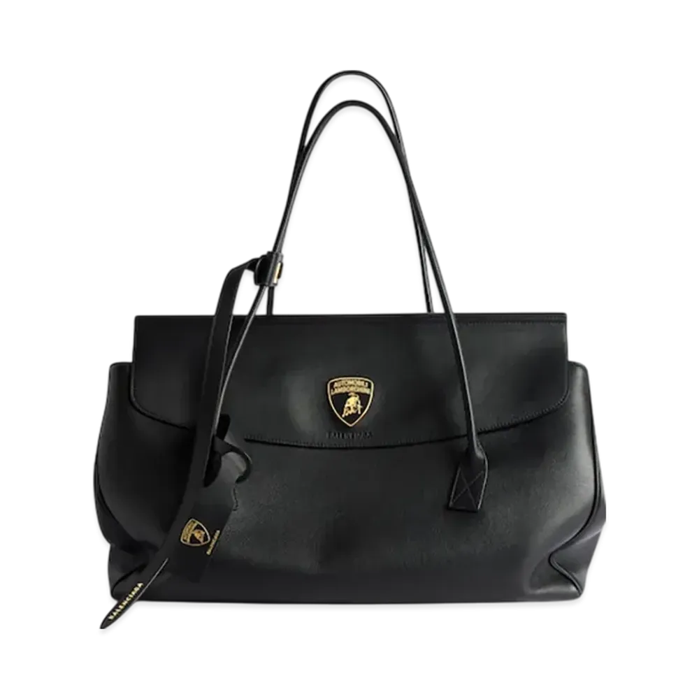 BALENCIAGA Automobili Lamborghini Carrie Carry All Bag "Black"