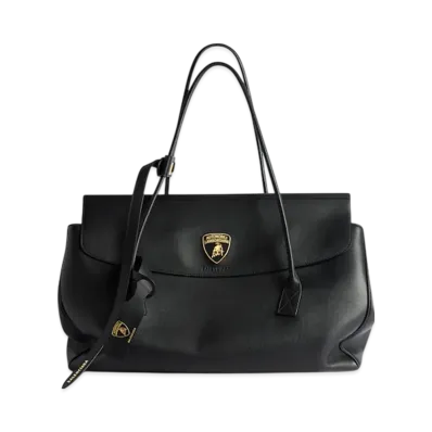 BALENCIAGA Automobili Lamborghini Carrie Carry All Bag "Black"