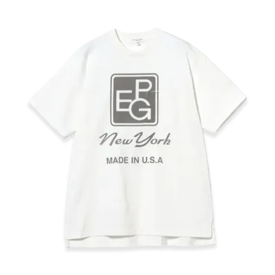 ENGINEERED GARMENTS x BEAMS Exclusive Peg / Uniform Crew T-Shirt "White"