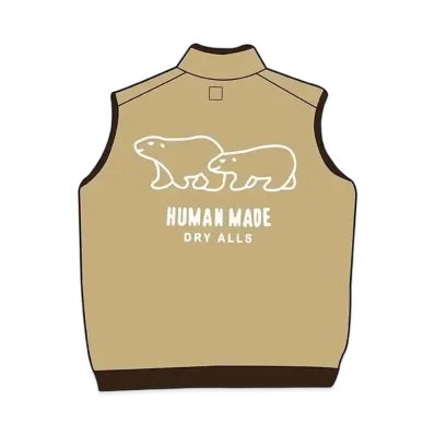 HUMAN MADE vests "Tan"