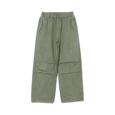 X-Girl Prep Logo Easy Pants "Olive"