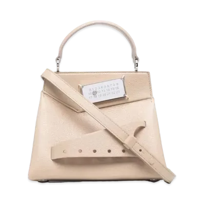 Maison Margiela Small Snatched Top Handle Bag "Beige"