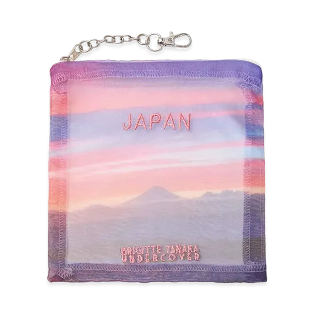 UNDERCOVER x Brigitte Tanaka Organza Pouch with Keyring "Pink"