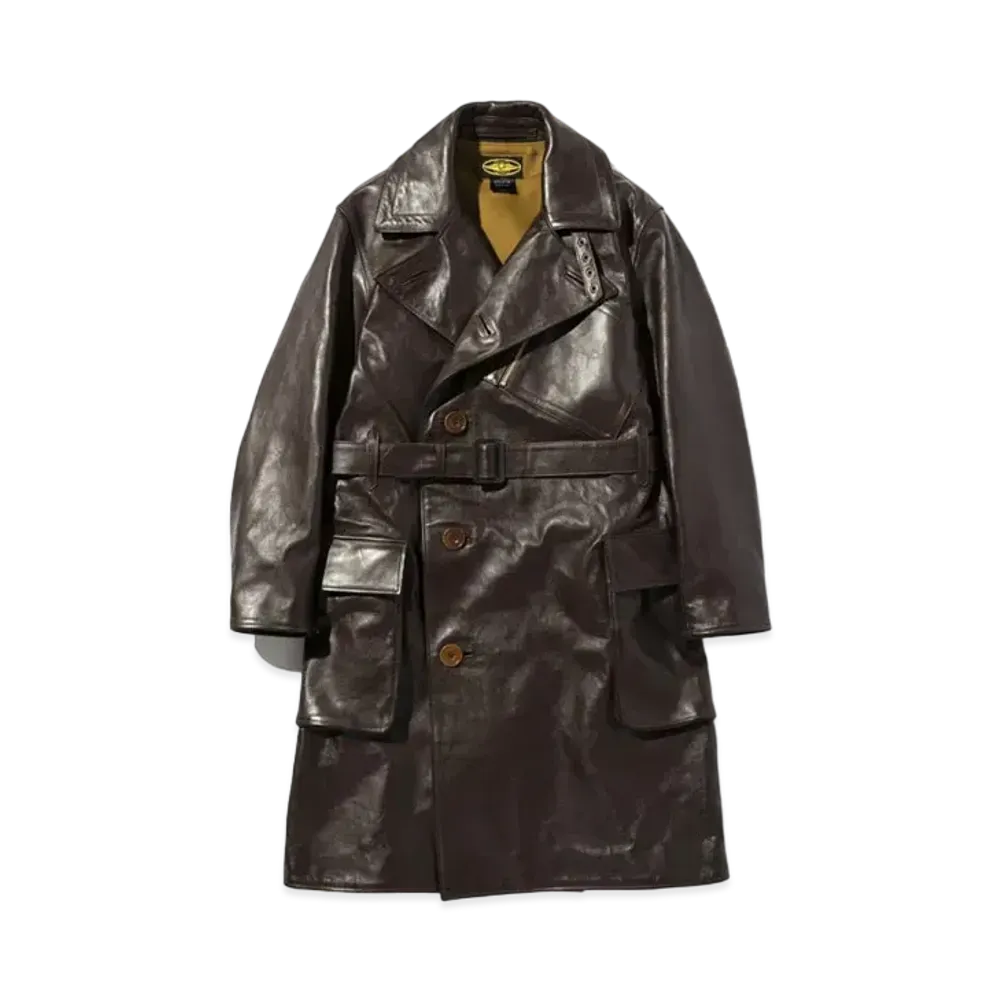 THE REAL McCOY'S Ww1 Horsehide Aviator Coat "Brown"