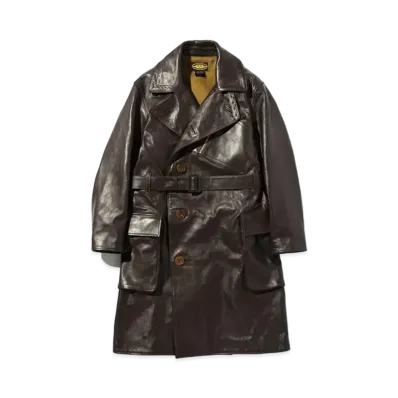 THE REAL McCOY'S Ww1 Horsehide Aviator Coat "Brown"
