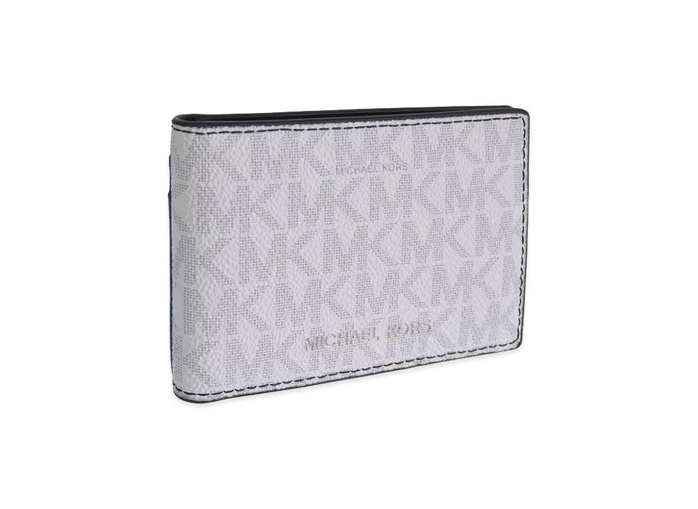 MICHAEL KORS Cooper Compact Id Wallet "White"