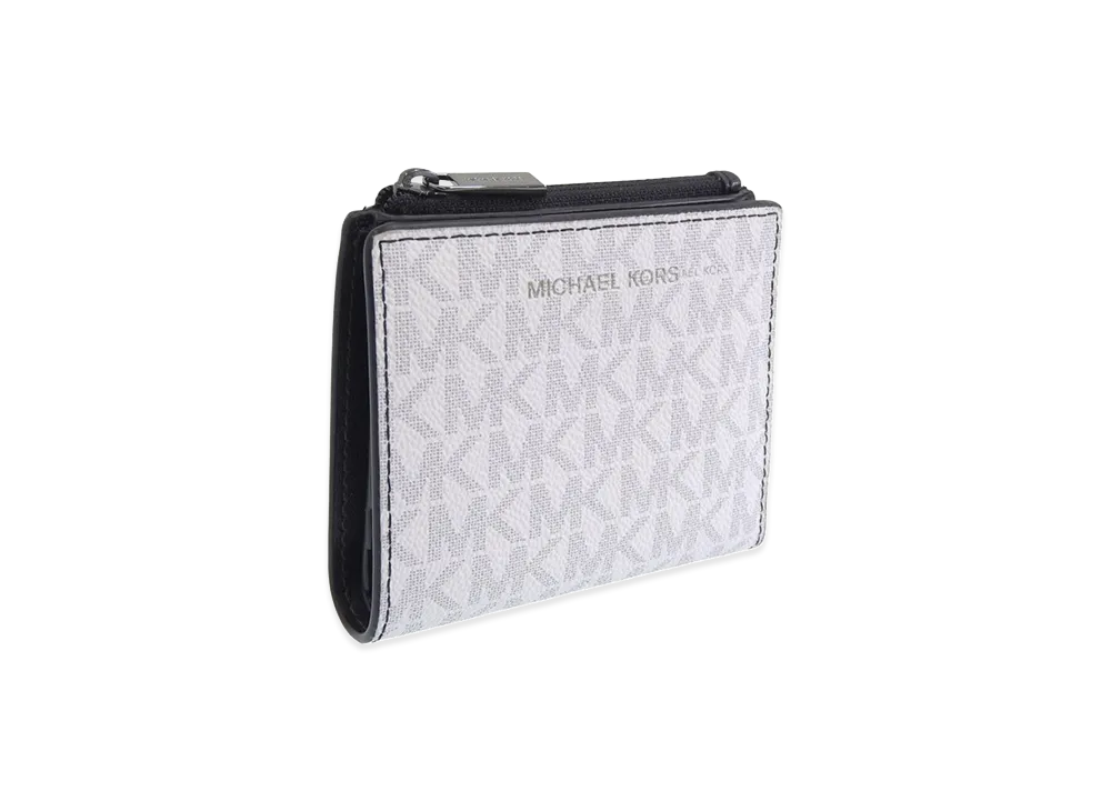 MICHAEL KORS Cooper Square Zip Wallet "White"