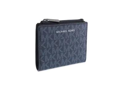 MICHAEL KORS Cooper Square Zip Wallet "Navy"