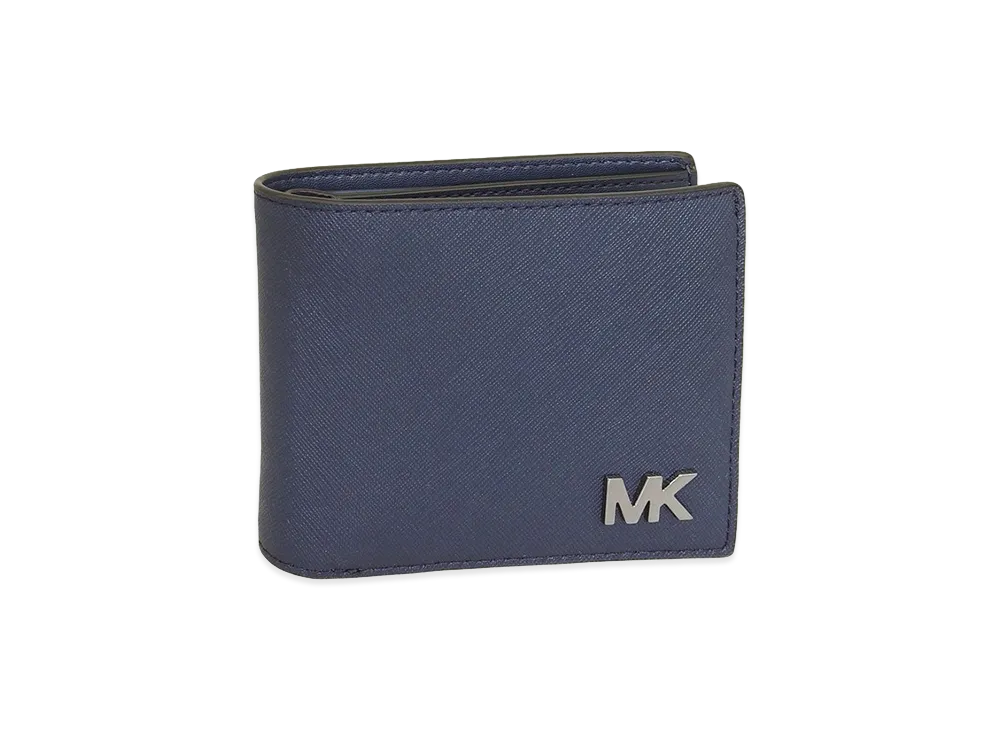 MICHAEL KORS Cooper Billfold W Passcase "Navy"