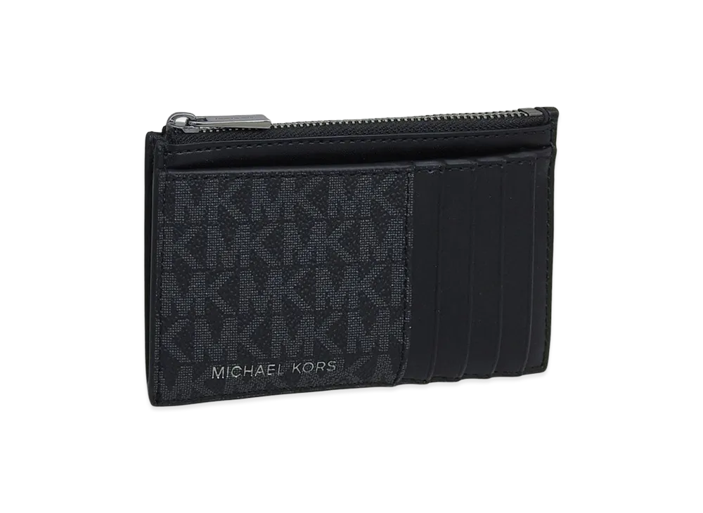 MICHAEL KORS Cooper Slim Zip Wallet "Black"