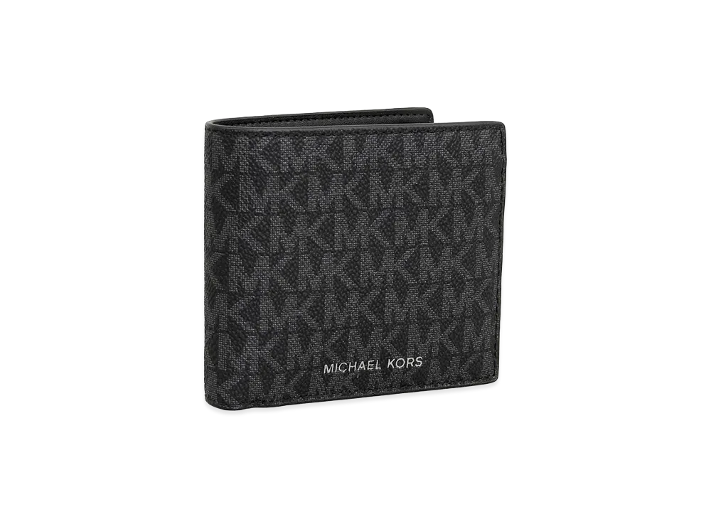 MICHAEL KORS Cooper Billfold W Coin Pkt "Black"