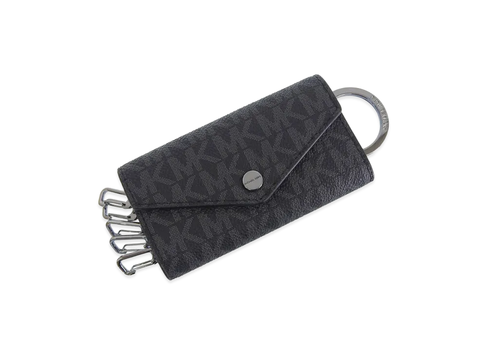 MICHAEL KORS Cooper Key Holder "Black"