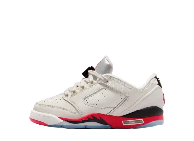 Nike GS Air Jordan Sixty Plus Low "Sail/Black/Fire Red"