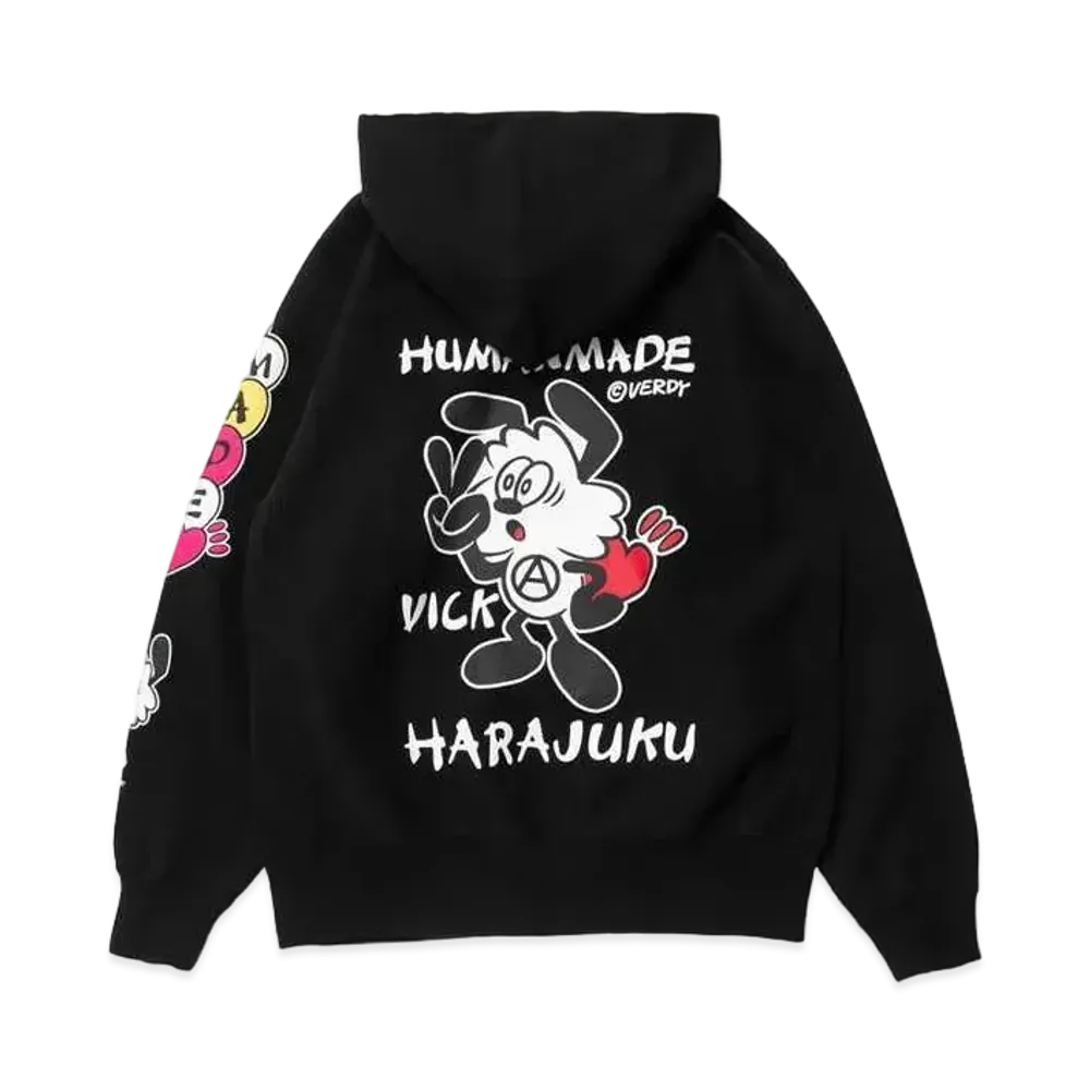 HUMAN MADE VICK PIZZA HOODIE "Black"