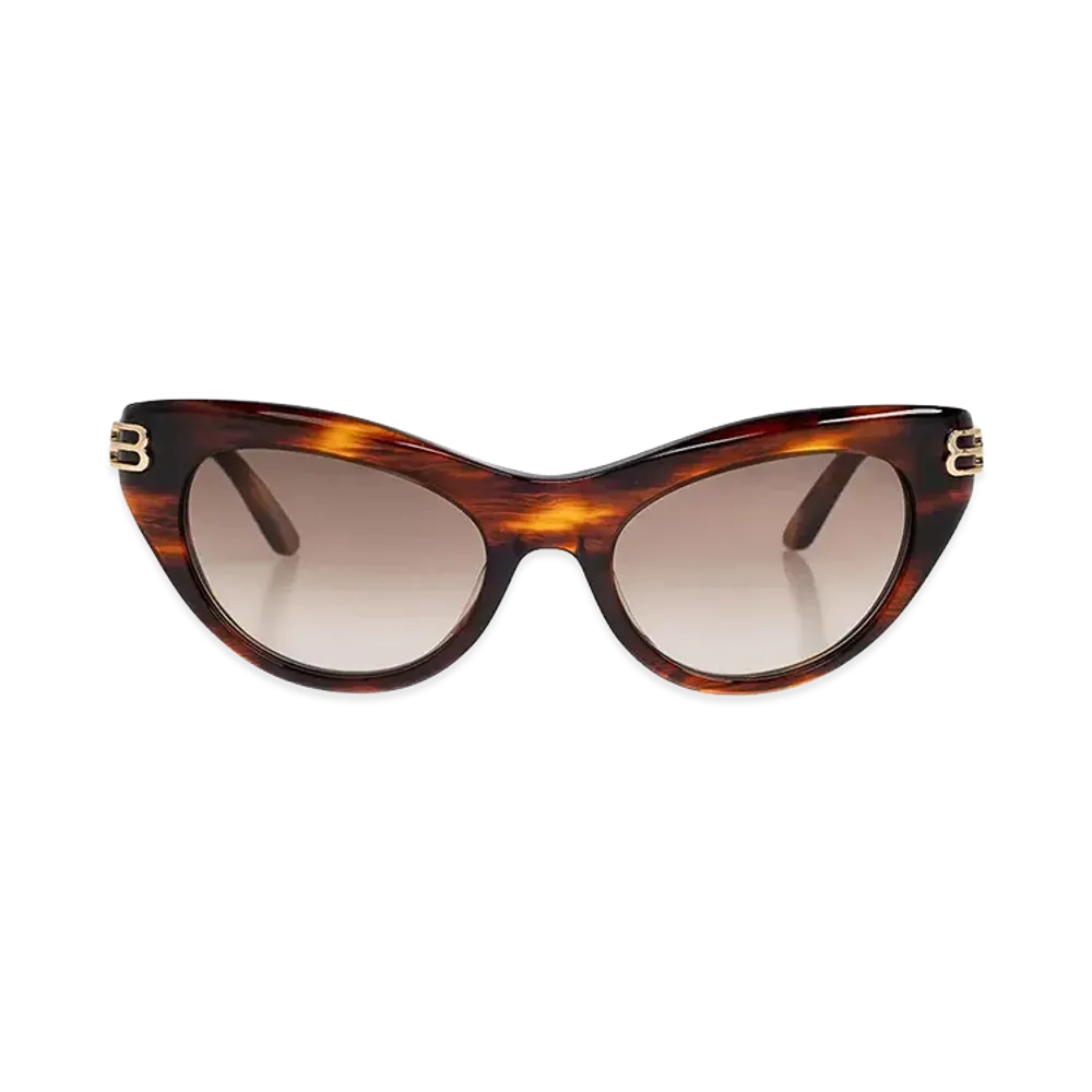 BALENCIAGA Casino Butterfly Sunglasses "Brown"