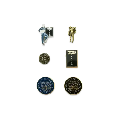 sacai x Levi's Pins (Set of 6) "Gold" 25-01072S