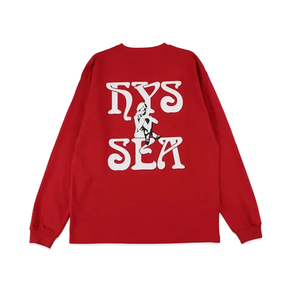 WIND AND SEA x HYSTERIC GLAMOUR L/S T Shirt "Red"