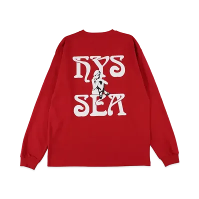 WIND AND SEA x HYSTERIC GLAMOUR L/S T Shirt "Red"
