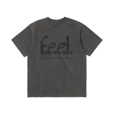 thisisneverthat x Public Emotive Energy Washed Tee "Charcoal"