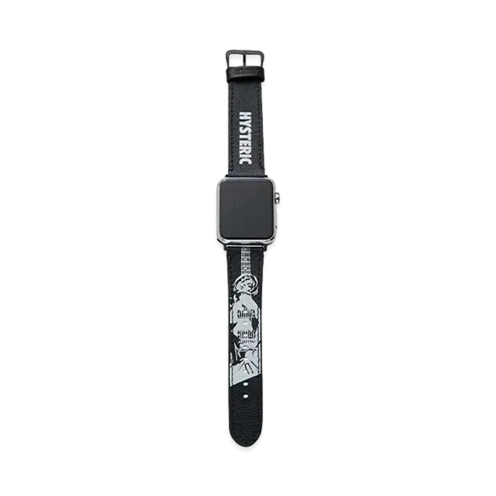 HYSTERIC GLAMOUR Guitar Girl Apple Watch Band "Black"