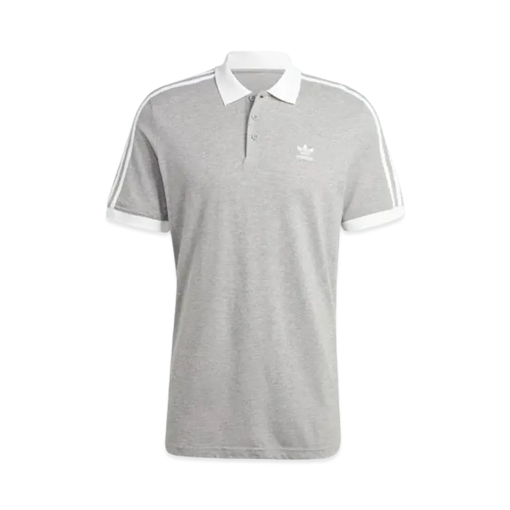 adidas Adicolor Classics Three Stripes Polo Shirt "Medium Gray Heather"