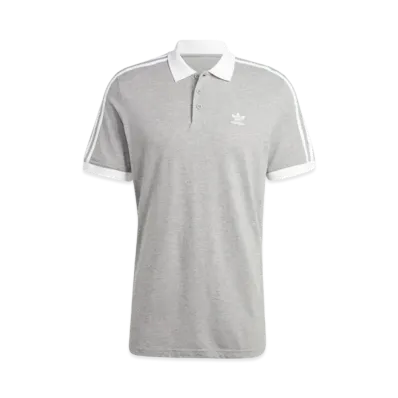 adidas Adicolor Classics Three Stripes Polo Shirt "Medium Gray Heather"
