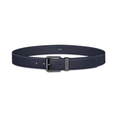Dior Grained Calfskin, 35mm "Navy Blue"