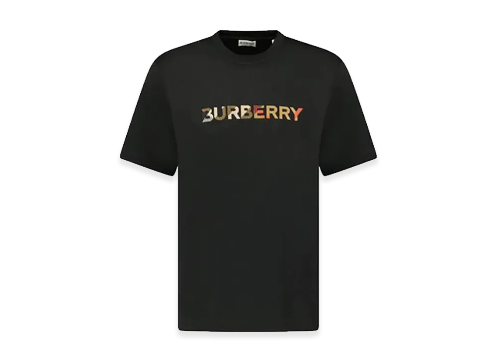Burberry Ellison Cotton T-shirt "Black"