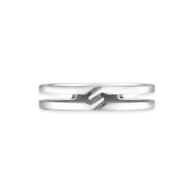 GUCCI Gucci Infinity 18K Ring "Silver"