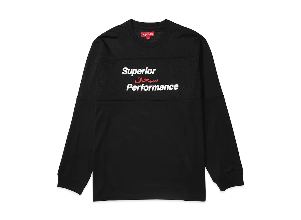 Supreme Arabic Mesh L/S Top "Black"
