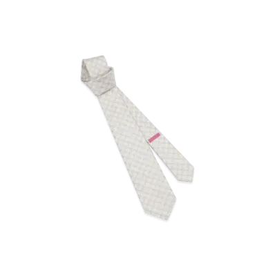 BVLGARI Formal Tie "Ivory"