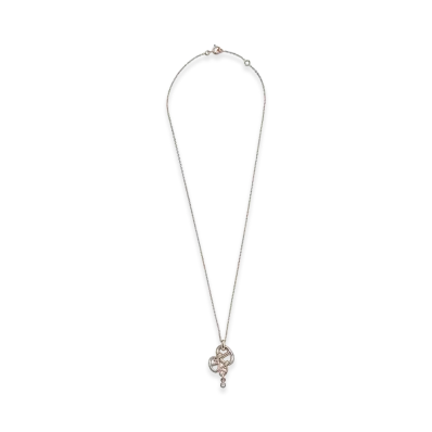 Hermes Chaine D'ancre Enchainee Pendant MM "Pink Gold/1 Diamond"