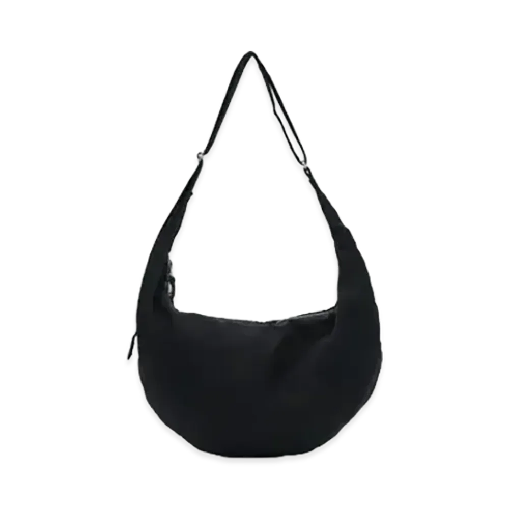 YOKE Nylon Circle Shoulder Bag "Black"