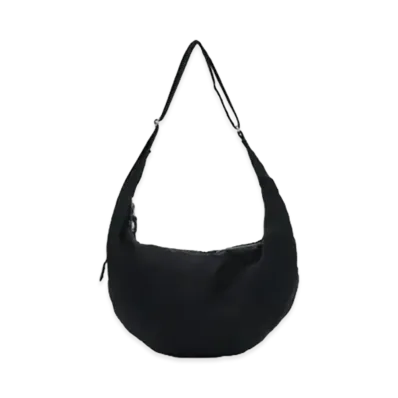 YOKE Nylon Circle Shoulder Bag "Black"