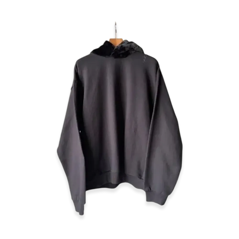 MARNI Brushed Organic Cotton Sweatshirt "Black"