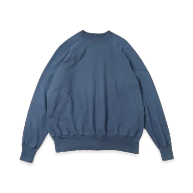 A.PRESSE Vintage Light Weight Sweatshirt "Blue"
