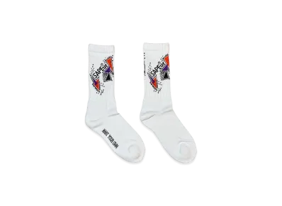 SAPEur Graphic Crew Socks "White"