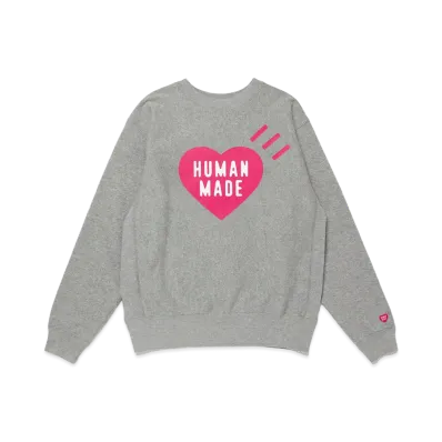 HUMAN MADE Stores Exclusive Heart Sweatshirt Repulse Bay "Gray"
