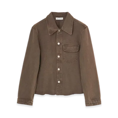OUR LEGACY Cut Rebirth Jacket "Choco Overdye"